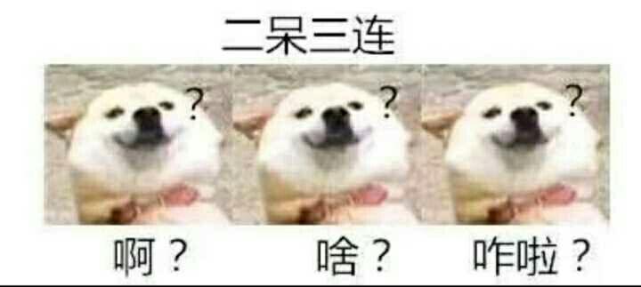 二呆三连