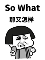 So what那又怎样