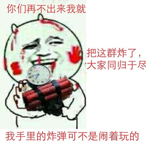 你们再不出来我就把这群炸了