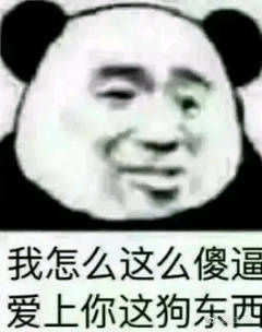 我怎么这么傻逼，爱上你这狗东西