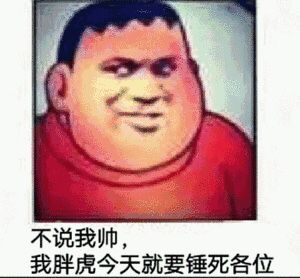 不说我帅,我胖虎今天就要锤死各位