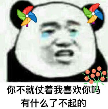 你不就仗着我喜欢你吗？有什么了不起的