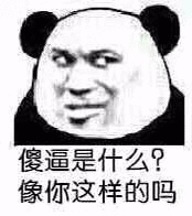 傻逼是什么?像你这样的吗