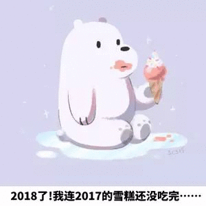 2018了!我连2017的雪糕还没吃完…