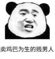 卖鸡巴为生的贱男人