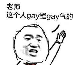 老师这个人gay里gay气的