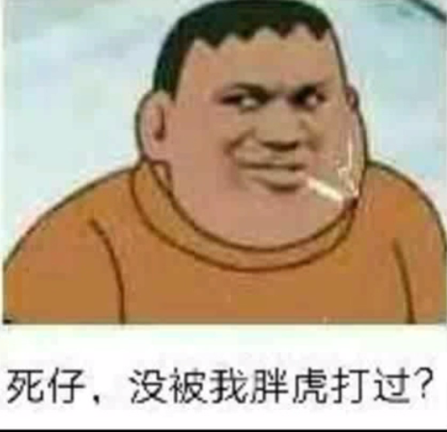 死仔，没被我胖虎打过？