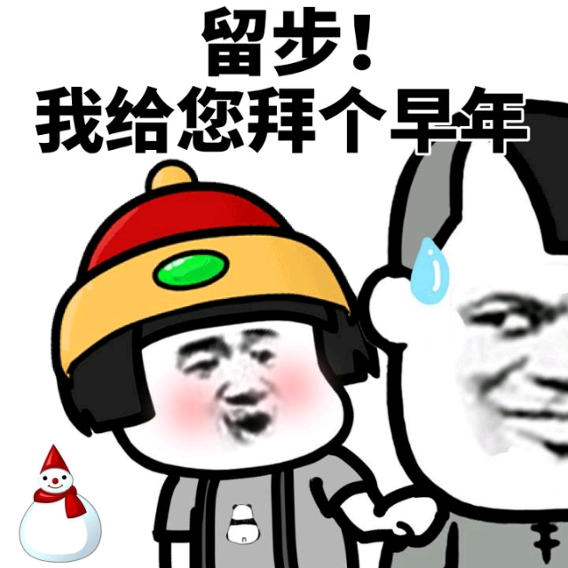 留步！我给您拜个早年