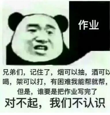 做作业啦