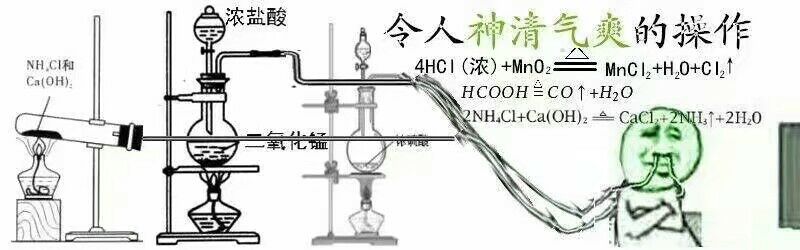 凡人神清气爽的操作（化学反应）