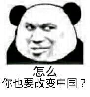 怎么你也要改变中国？