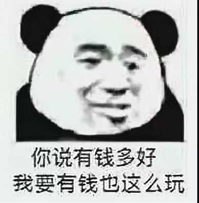 你说有钱多好，我要有钱也这么玩