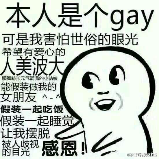 本人是个gay