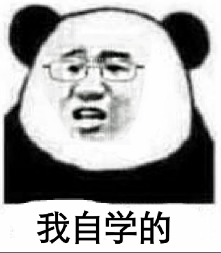 我自学的