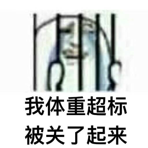 我体重超标被关了起来