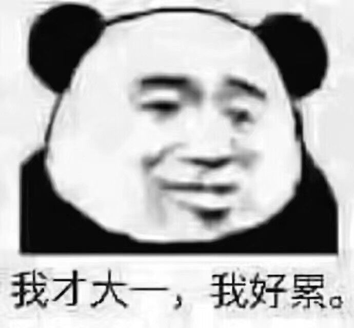 我才大一，我好累