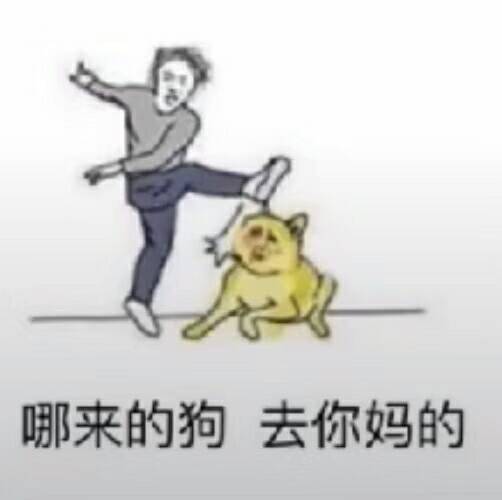 哪来的狗去你妈的