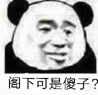 阁下可是傻子