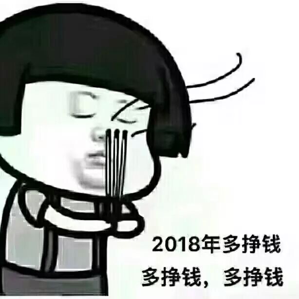 2018年多挣钱多挣钱，多挣钱