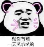 就你有嘴天叭叭叭的