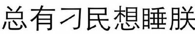 总有刁民想睡朕