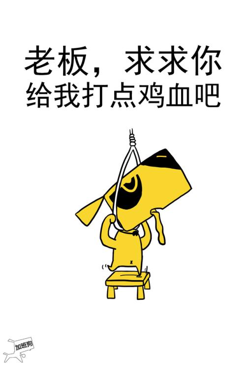 老板，求求你给我打点鸡血吧