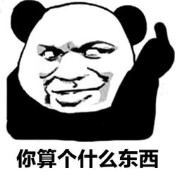 你算个什么东西