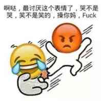 啊哒，最讨厌这个表情了，哭不是哭，笑不是笑的，操你妈，Fuck