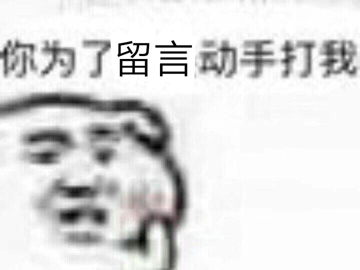 你为了留言，动手打我