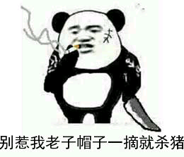 別惹我老子，帽子一摘就杀猪