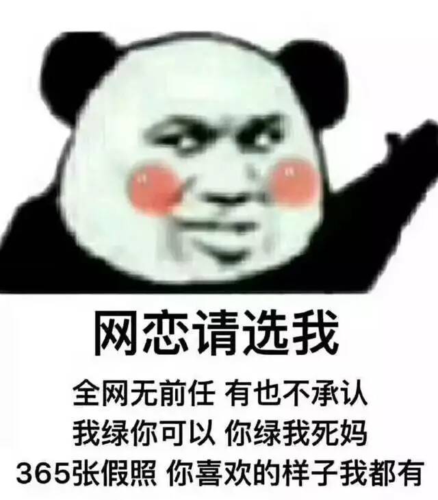 网恋请选我，全网无前任。