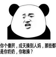 你个傻屄，成天操别人妈，那些都是你奶奶，你敢操？