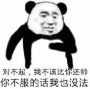 对不起，我不该比你还帅你不服的话我也没法