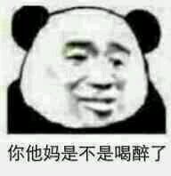 你他妈是不是喝醉了