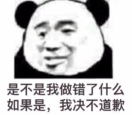 是不是我做错了什么如果是，我决不道歉