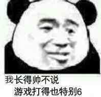 我长得帅不说游戏打得也特别6