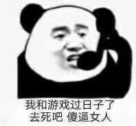 我和游戏过日子了，去死吧傻逼女人