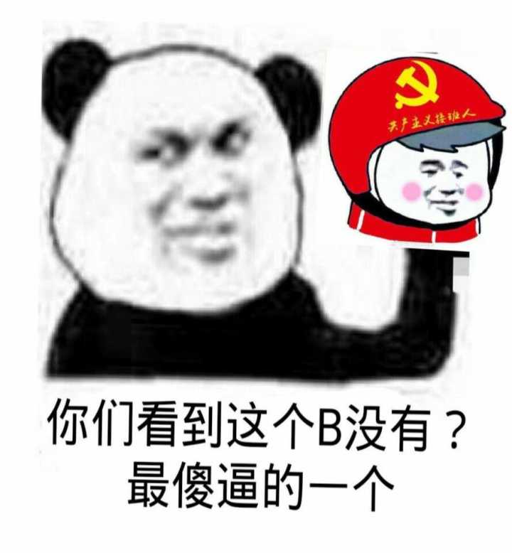 你们看到这个B没有？最傻逼的一个。