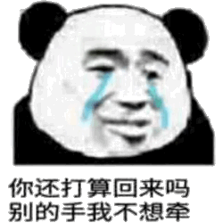 你还打算回来吗？别的手我不想牵
