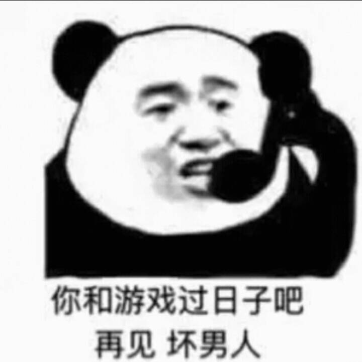 你和游戏过日子吧，再见坏男人