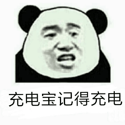 充电宝记得充电