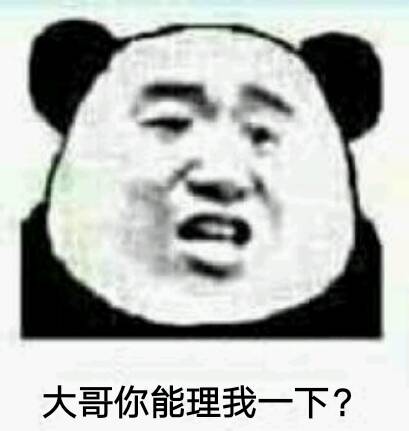 大哥你能理我一下？