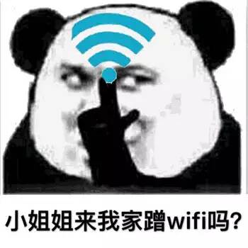 小姐姐来我家蹭wifi吗？