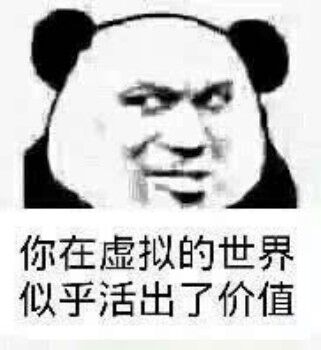 你在虚拟的世界，似乎活出了价值