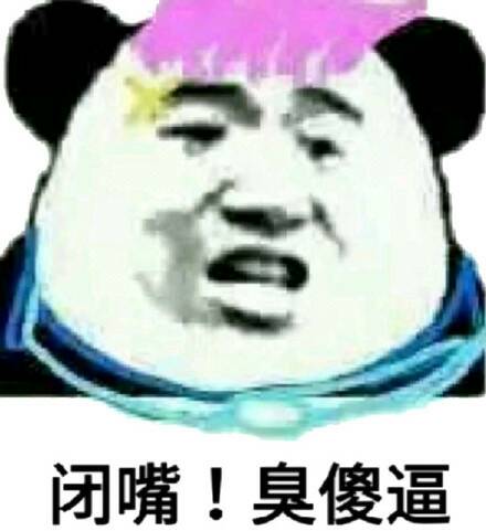 闭嘴！臭傻逼