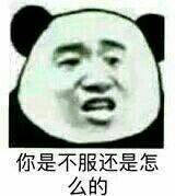 你是不服还是怎么的