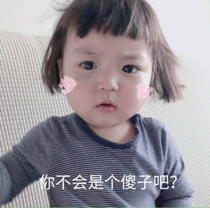 你不会是个傻子吧？