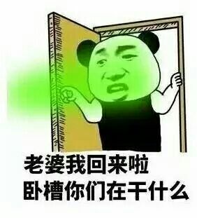 老婆我回来啦，卧槽你们在干什么