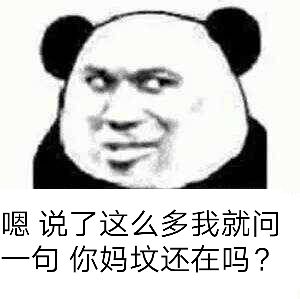 嗯，说了这么多我就问句你妈坟还在吗？