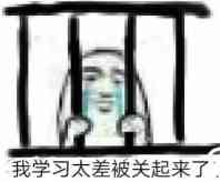 我学习太差被关起来了